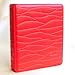 Woodmin Colorful Leaf Pattern Instax Mini Album Fuji Instax Mini Book Album for instax mini7s 8 25 50s 90 Film-Red