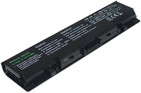 6 Cell, 5200mAh, 11.1v, Li-ion, Replacement Laptop Battery for DELL Inspiron