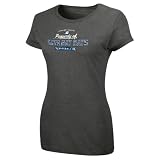 MLB Tampa Bay Rays Women'S Short Sleeve Crew Neck Tee (Pro Carbon Heather, Medium)
