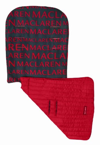 Maclaren  ATR11182 - Buggy - Sitzauflage Logoland - Charcoal/Scarlet Preisvergleich