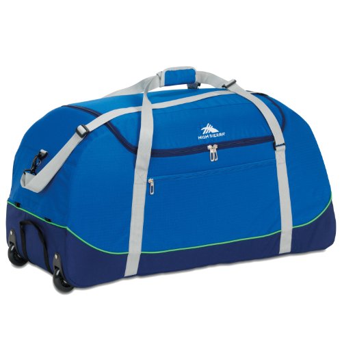 High Sierra Wheeled Duffel Bag with Cinch Sack Royal CobaltTrue Navy 24