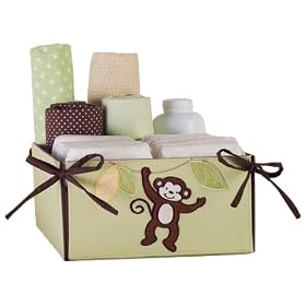 Kids Line Decor Shoppe Tied Storage, MonkeyKids Line Decor Shoppe Tied Storage