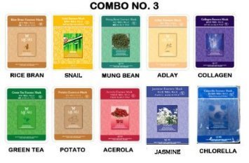 Essence Mask Combo No. 3 - 10 Different Kind Of Our Natural Essence Mask Combo No. 3