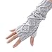 New Knitting Wool Crochet Braided Wrist Hand Arm Warmer Mitten Fingerless Gloves