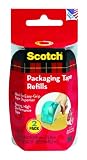 Scotch Packaging Tape Refill, 1.88 x 900 Inches, Clear, 2 Pack (DP-1000-RR-2)