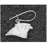 LogoArt Carolina Panthers Sterling Silver Team Logo Dangle Earrings