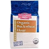 Arrowhead Mills Whole Grain Organic Buckwheat Flour, 32 oz (2 lb) 907 g by ClubNatural