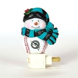 Florida Marlins MLB Home Run Snowman Night Light (5)