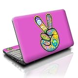 Peace Hand Design Decorative Skin Decal Sticker for HP Mini 1030NR PC Netbook Laptop Computer