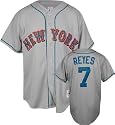 Jose Reyes Majestic MLB Road Grey Replica New York Mets Jersey