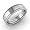 Engraved Mens Wedding Band Milgrain Comfort Fit in Platinum - 6MM, Powered by LOVE