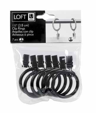 Umbra Usa Inc 236037-040-l06 Drapery Clip Ring 1