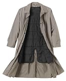 TravelSmith Mens Button In Trench Raincoat Liner Black S 41ibqhUpgpL. SL160 TravelSmith Mens Button In Trench Raincoat Liner Black S