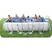 Intex 18' x 9' x 52" Ultra Frame Deluxe Pool Set