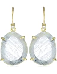 Vicente Agor "Antarctica" Diamond and Aquamarine Halcyon Drop Earrings