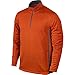 Nike Golf Closeout Men's Therma-FIT Cover-Up Team Orange/Dark Grey 686085-891 (Medium)
