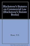 Blackstone's statutes on commercial law