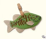 Russ Berrie Fishing Luggage Tag