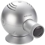 Karlsson KA5072SI Projektionsuhr Ovo, silberfarben