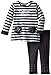Calvin Klein Baby-Girls Infant Gray Stripes Tunic with Leggings