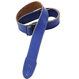 Levy's Leathers M7G-BLU 2-inch Grmt Leather with Delron Buckle,Blue