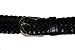 LB LEATHERBOSS Braided Casual Genuine Leather Belt - Black