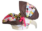 Baby Car Seat Cover - Mod Dot Baby Car Seat Cover