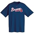 MLB Atlanta Braves Wordmark T-Shirt, Navy
