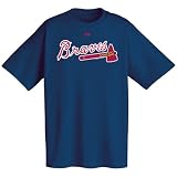 Atlanta Braves Official Wordmark Short Sleeve T-Shirt