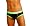 MENS HOT BODY BLACK / LIME CONTRAST BIKINI SWIMSUIT GARY MAJDELL SPORT SIZE SMALL