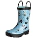 Hatley Toddler Wild Pirates Rain Boot,Aqua Sea,6 M US Toddler