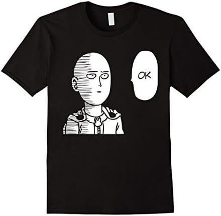 Men's Saitama OK shirt Small Black