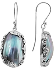 Sterling Silver Earring with Mother Of Pearl