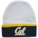 California Golden Bears One Size Fits All UCB 2-Color Long Foldable Beanie - White/Navy NCAA Hats