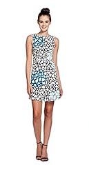 Sophisticated Above the Knee Silk Giraffe Print Sleeveless Fitted Sheath  Dress