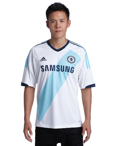 adidas Herren Trikot CFC Away, white/light aqua, XL, X24266