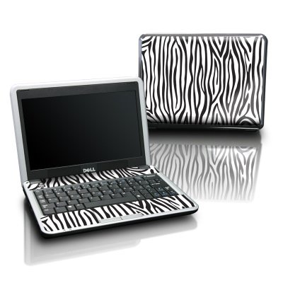 Zebra Stripes Design Protective Skin Decal Sticker for DELL Mini 10 Laptop Netbook Computer