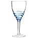 Acrylic Swivel Wine Glasses Set of 4 - Blue