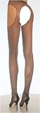 Plus Size Queen Fishnet Suspender Pantyhose in Black, White, Red, or Nude