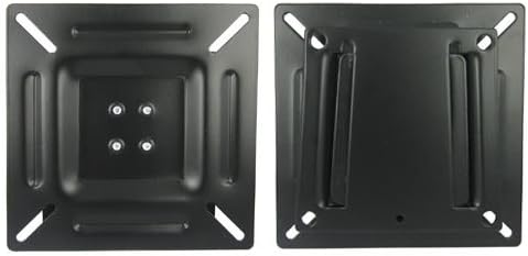 Power Mounts Heavy Duty for 10"-24" Small Slim LCD, LED TV &amp; Computer Monitor, Flat Screen TV Wall Mount Bracket With No Tilt, Ultra Thin Mount Bracket for Flat Panel Plasma, LED, &amp; LCD Displays