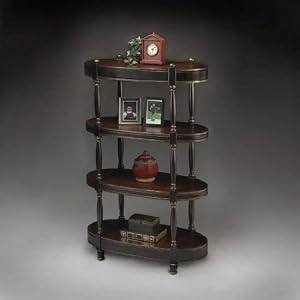Oval Etagere in Cafe Noir - Butler Furniture - BT-1754104 by Butler Furniture
