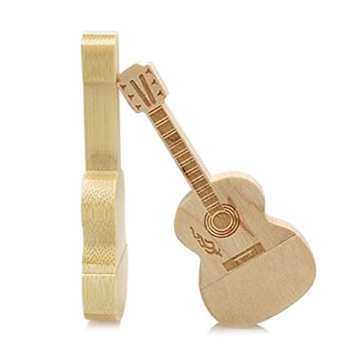 Quace 4 GB Wooden Guitar Fancy USB Pen Drive