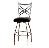 UPC 845634000008 product image for American Heritage Billiards Alexander Bar Height Stool, Silver | upcitemdb.com