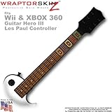 Oak Neck Skin by WraptorSkinz Skin fits Nintendo Wii & XBOX 360 Guitar Hero III (3) Les Paul Control
