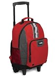 High Sierra Axle Wheeled Backpack (Red, Charcoal)