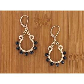 Vianca Onyx Gold Earrings