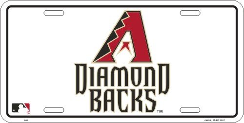 Arizona Diamondbacks Classic Metal Auto Tag Embossed