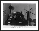 Historic Print (M): Rep. Vincent Morrison Brennan, Republican of Michigan, listening in on the proceedings o