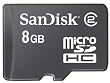 SanDisk 8GB CLASS 2 microSDHC (SDSDQ-8192) Memory Card w/Adapter (Bulk Package)