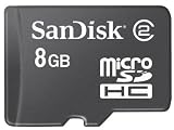 SanDisk 8GB CLASS 2 microSDHC (SDSDQ-8192) Memory Card w/Adapter (Bulk Package)